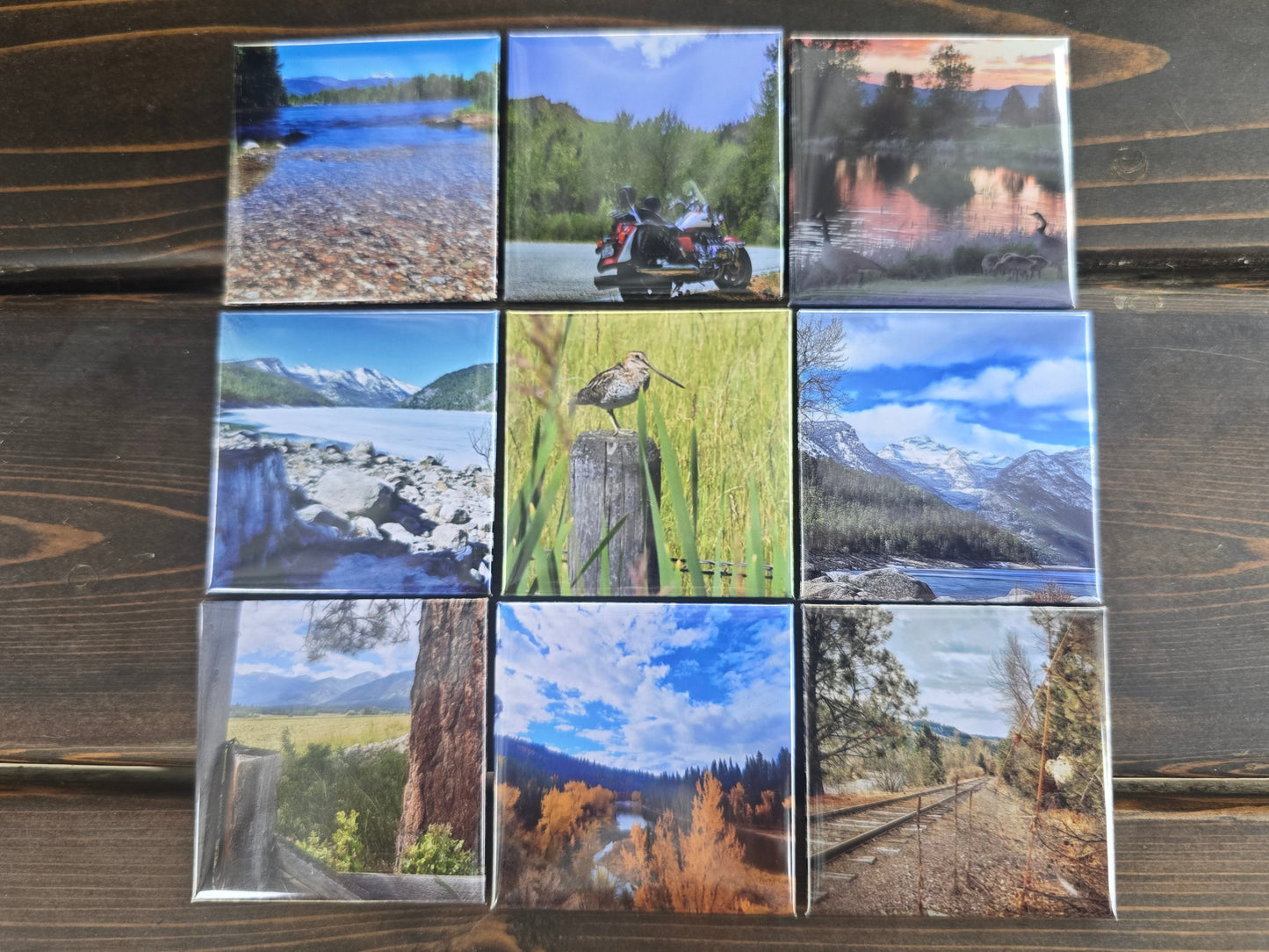 Montana photos, landscape, water, river, creek, mountains, geese, Ravalli County, 406, big sky country